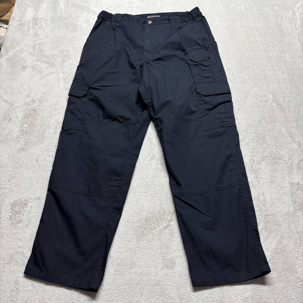 5.11 Tactical Mens Regular Fit Taclite Pro Ripstop Cargo Pants 33x29 Blue 74273